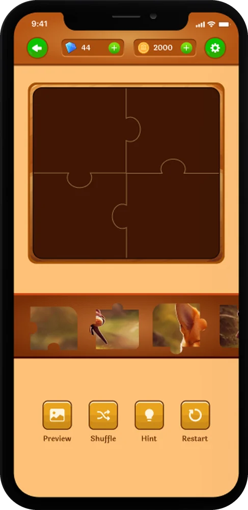 Crimson Puzzle screen