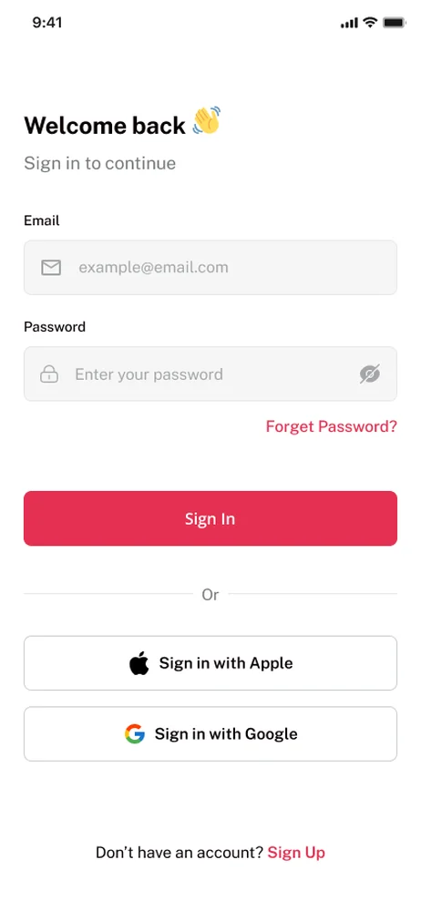 ResQme screen
