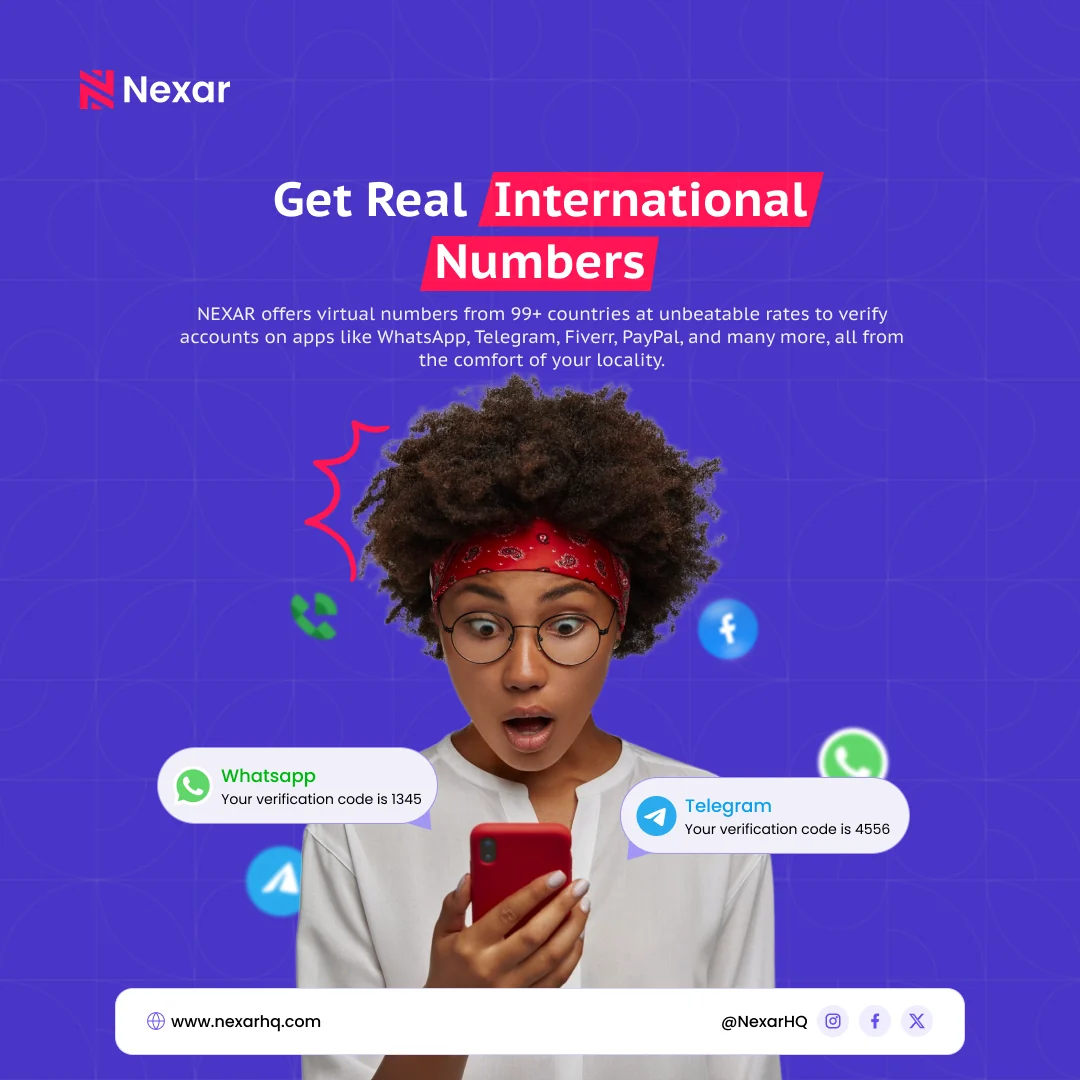 Nexar international numbers social post