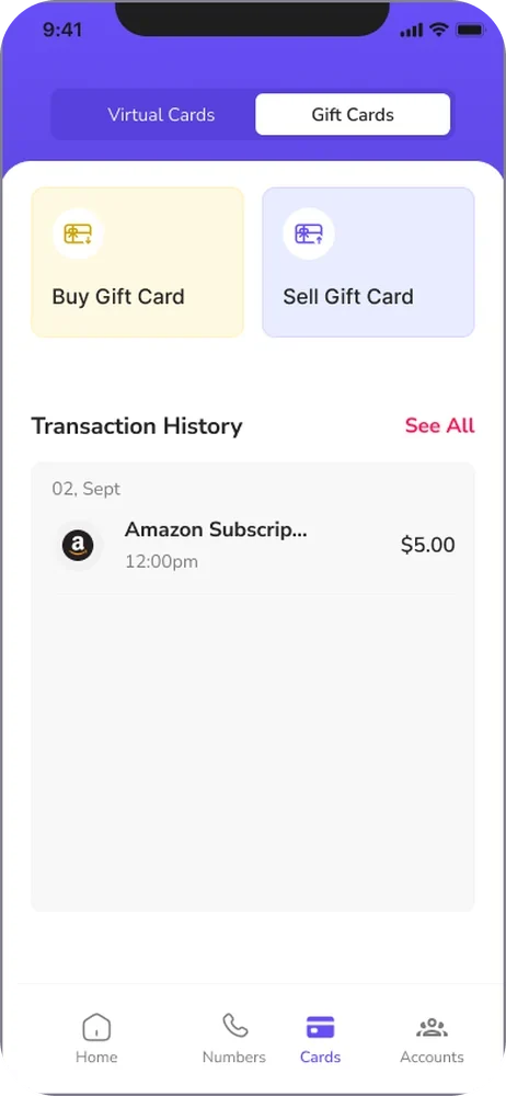 Gift cards