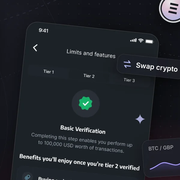 Roqqu verification limits screen